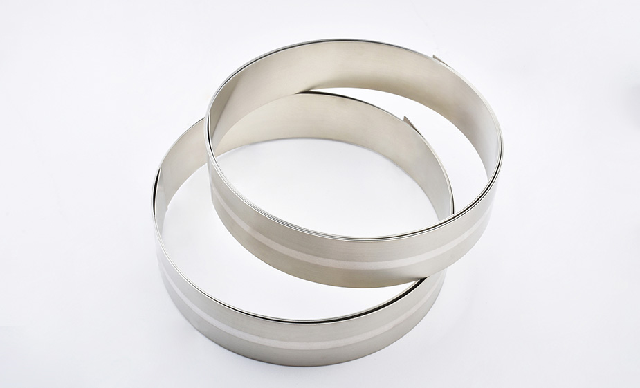 White copper composite silver strip